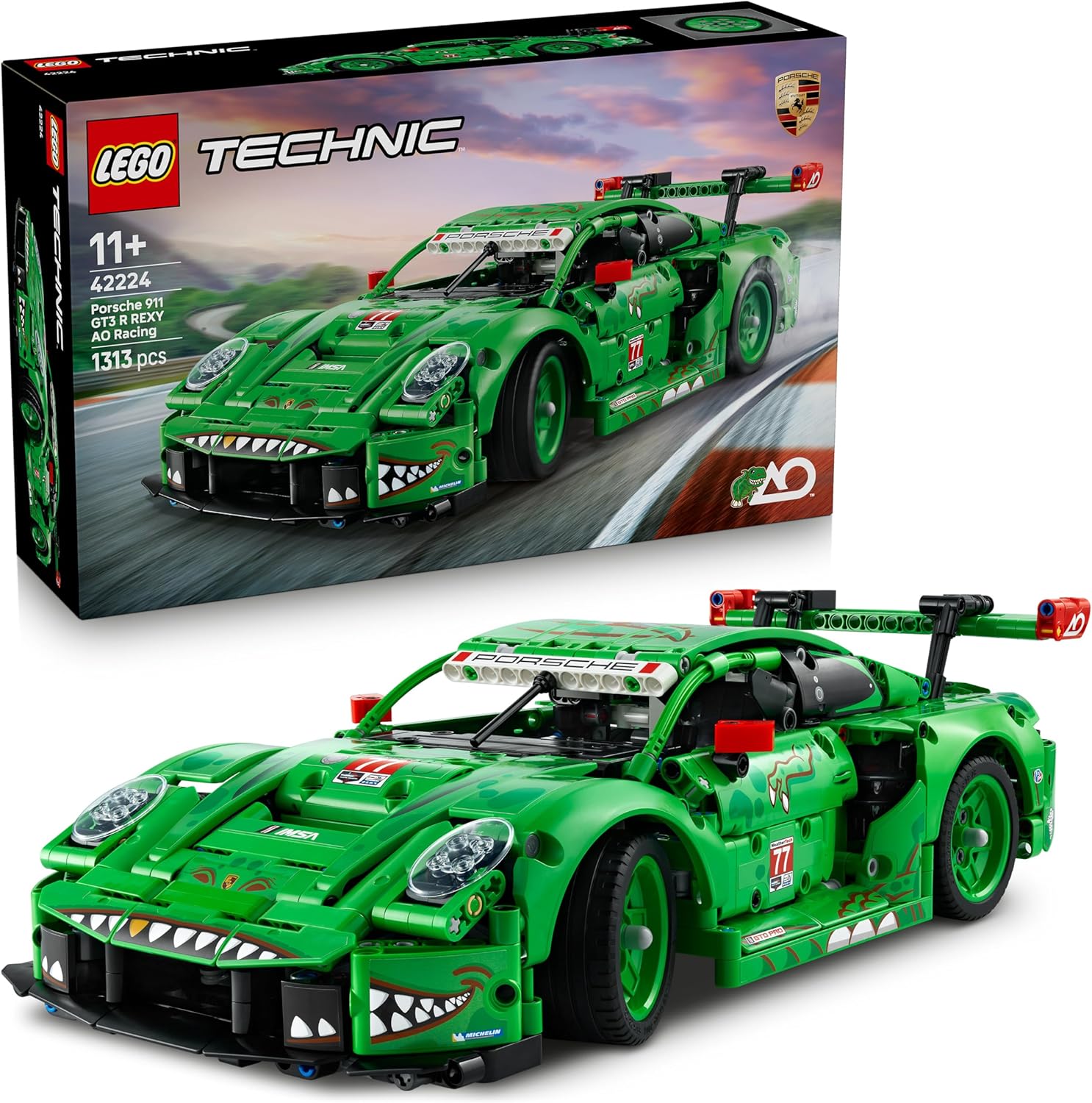 LEGO® Technic Porsche 911 GT3 R REXY AO Racing Car (42224)