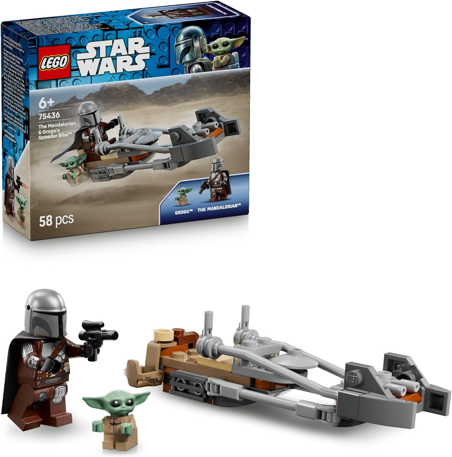 LEGO® Star Wars The Mandalorian & Grogu's Speeder Bike™ (75436) - Image 5
