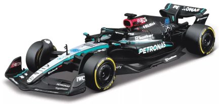 Bburago 1/43 F1 Model Car Mercedes-AMG F1 W15 #63 G.Russell 2024 1/43 Bburago 18-38208