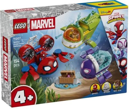 LEGO® Marvel: Spidey And His Amazing Friends Spidey: Underwater Vehicles (11207)