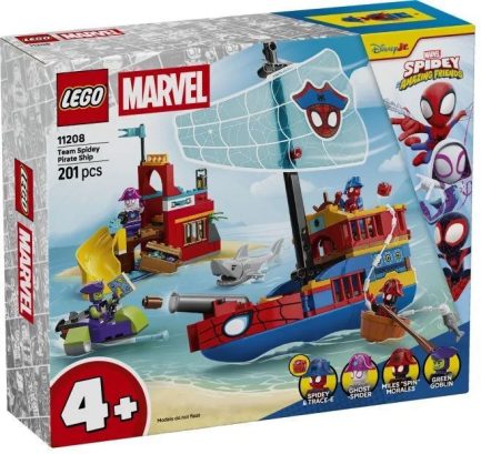 LEGO® Marvel: Spidey And His Amazing Friends Team Spidey Pirate Ship (11208)