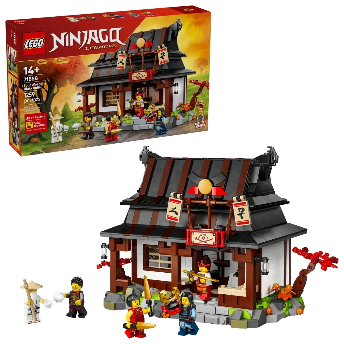 LEGO® NINJAGO®: Four Weapons Blacksmith 15th Anniversary (71858)