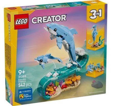 LEGO® Creator: Θαλάσσια Ζώα: Όμορφα Δελφίνια (31385)