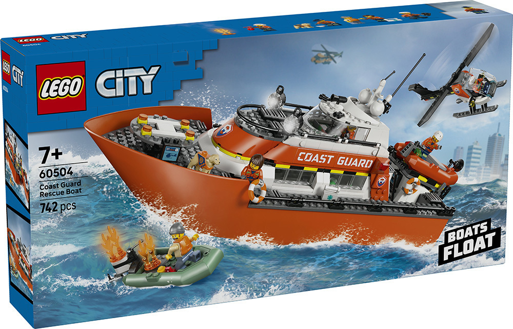 LEGO® City: Coast Guard Rescue Boat & Helicopter (60504) - Image 3