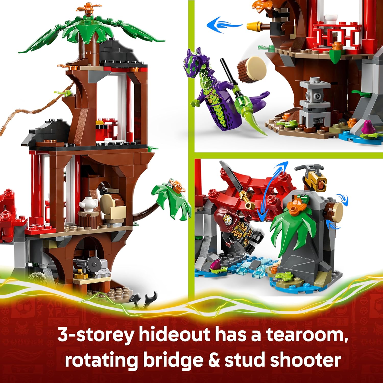 LEGO® Ninjago® Ninja Vehicle Tree House Battle (71857) - Image 6