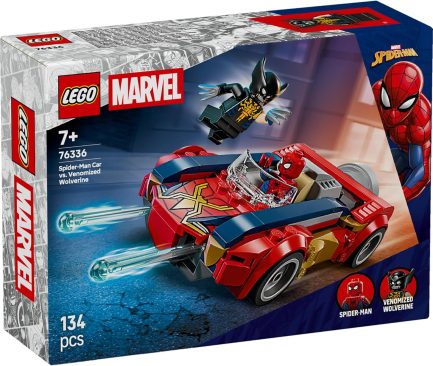 LEGO® Marvel Spider-Man Car vs. Venomized Wolverine (76336)