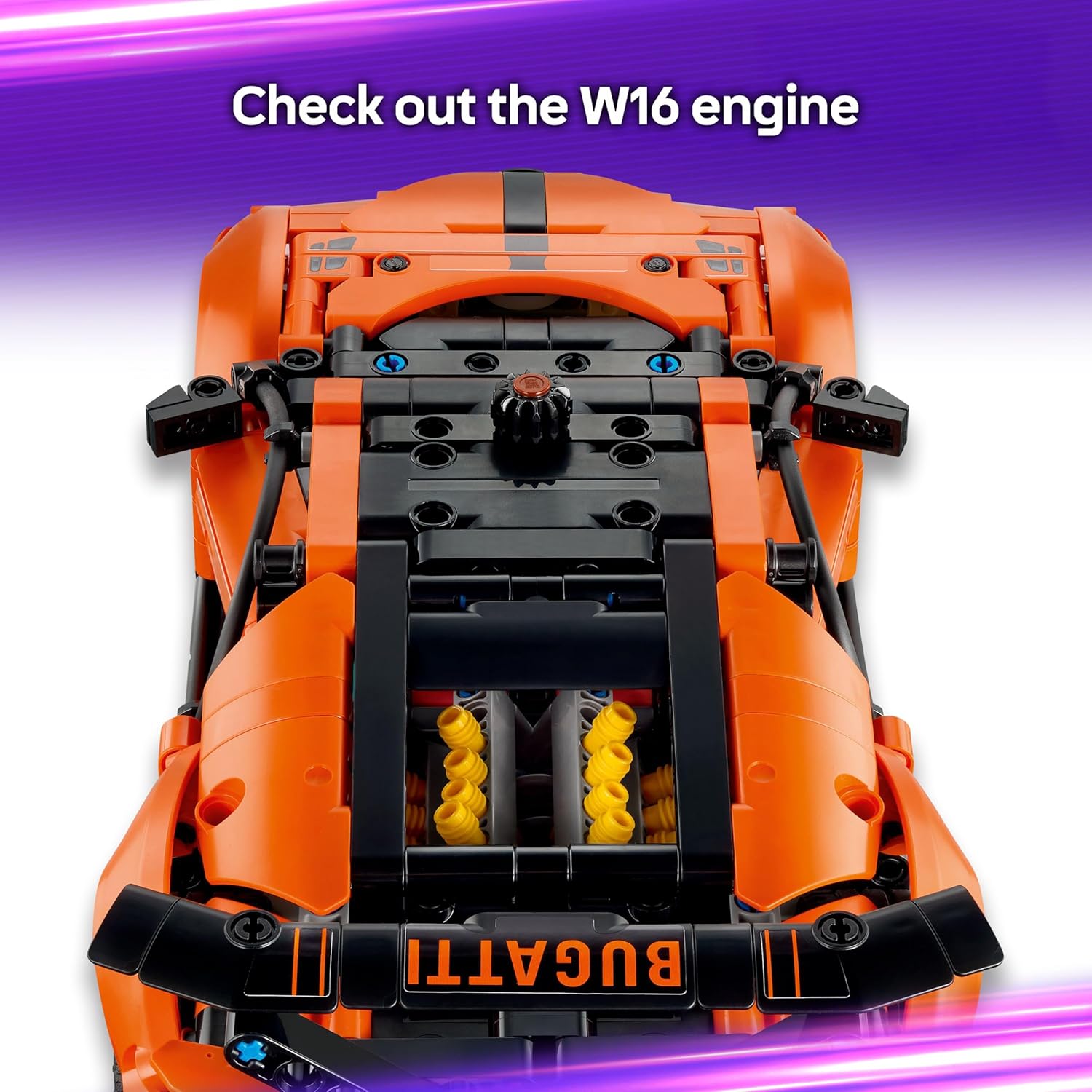 LEGO® Technic Bugatti Chiron Pur Sport Hypercar (42222) - Image 5