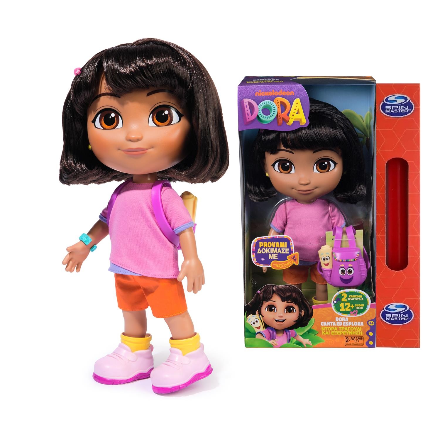 Παιχνιδολαμπάδα Spin Master Dora: Ντόρα Τραγούδι και Εξερέυνηση (Μιλάει Ελληνικά) (6073359)