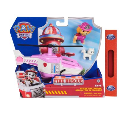 Παιχνιδολαμπάδα Spin Master Paw Patrol: Fire Rescue – Skye Rescue Fire Chopper Vehicle (20151505)