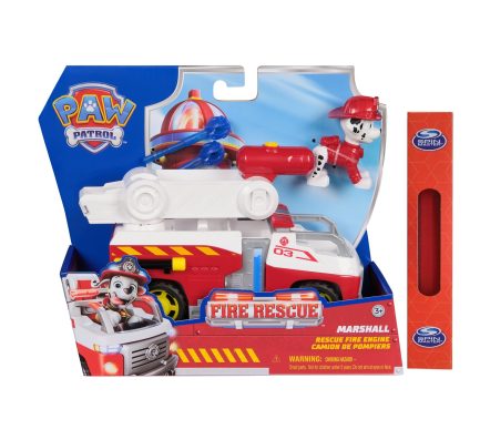 Παιχνιδολαμπάδα Spin Master Paw Patrol:  Fire Rescue – Marshall Rescue Fire Engine Vehicle (20151507)