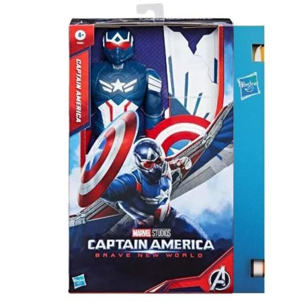 Παιχνιδολαμπάδα Hasbro Captain America: Brave New World – Titan Heroes Captain America Deluxe Titan Figure (F9301)