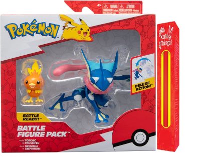Παιχνιδολαμπάδα Jazwares Παιχνίδι Μινιατούρα Pokemon Greninja & Torchic για 4+ Ετών (PKW2905)