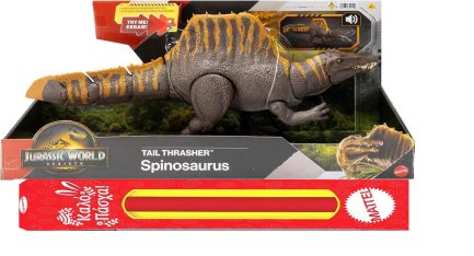 Παιχνιδολαμπάδα Mattel Jurassic World Rebirth - Σπινόσαυρος Με Διπλή Λειτουργία Επίθεσης Και Ήχους (JGB56)