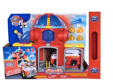 Παιχνιδολαμπάδα Spin Master Paw Patrol: Fire Rescue - Fire Rescue Command Center Playset (6073760)