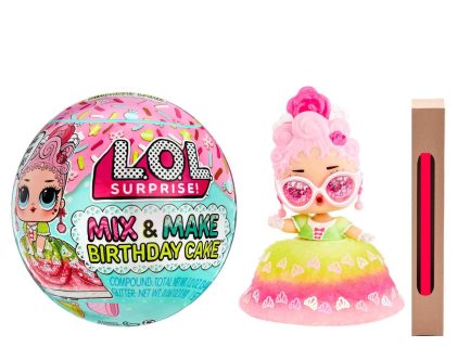 Παιχνιδολαμπάδα MGA L.O.L. Surprise: Mix & Make - Birthday Cake Doll (593140EUC)