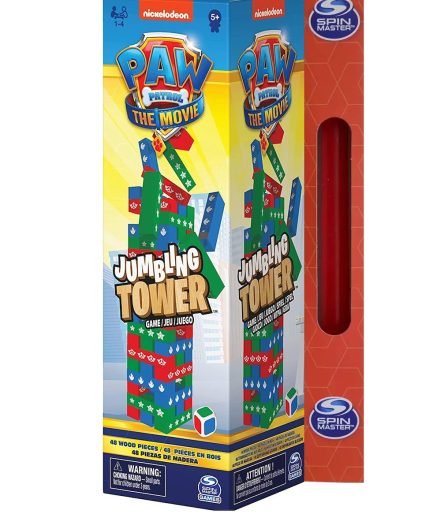 Παιχνιδολαμπάδα Spin Master Paw Patrol: Jumblin Τower Board Game (6035863)