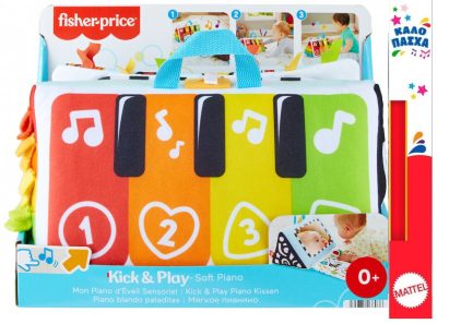 Παιχνιδολαμπάδα Fisher-Price Kick & Play – Μαλακό Μουσικό Πιανάκι (HND54)