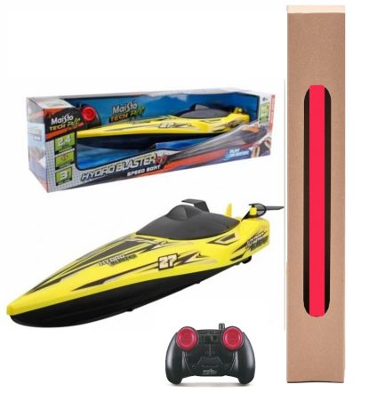 Παιχνιδολαμπάδα Maisto Tech RC Hydroblaster Speed Boat - 2.4GHZ Τηλεκατευθυνόμενο Σκάφος Yellow (49/82763)