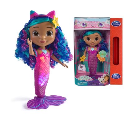 Παιχνιδολαμπάδα Spin Master Gabby's Dollhouse Movie: Sing & Shine Mermaid 'Gabby' (6074338)