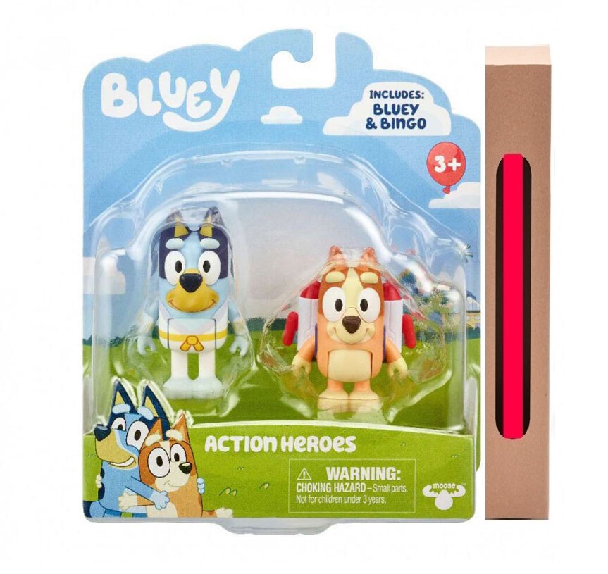 Παιχνιδολαμπάδα Giochi Preziosi Παιχνίδι Μινιατούρα Bluey Action Heroes Bluey & Bingo (BLY69000-17543)