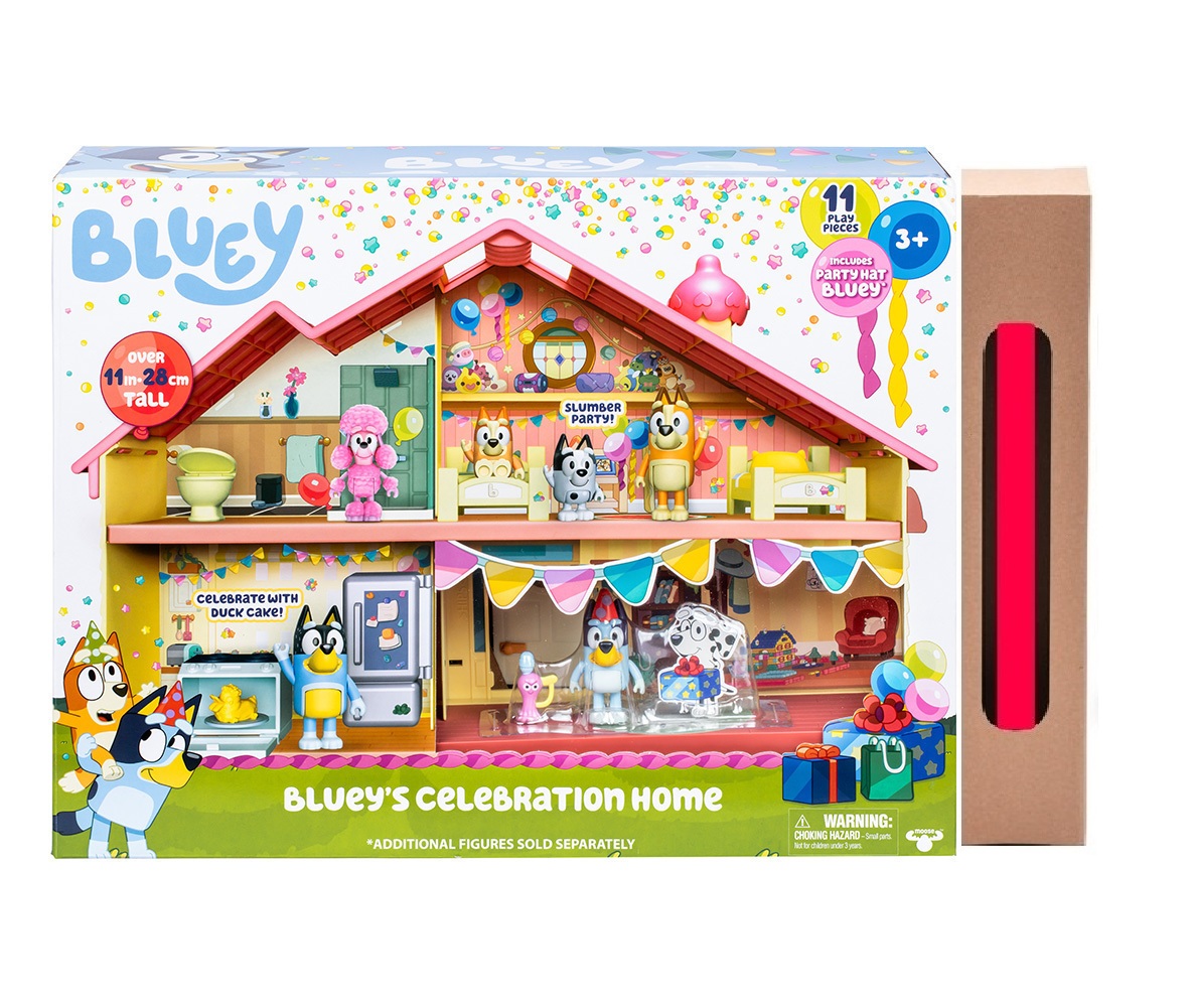 Παιχνιδολαμπάδα Giochi Preziosi Παιχνίδι Μινιατούρα Bluey - Το Σπίτι Της Μπλούι - Ωρα Για Πάρτι Bluey για 3+ Ετών (bly76000)