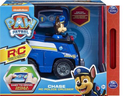 Παιχνιδολαμπάδα Spin Master Paw Patrol -Τηλεκατευθυνόμενο Αστυνομικό Όχημα-Chase (6054190)