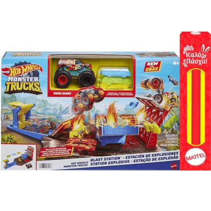 Παιχνιδολαμπάδα Hot Wheels Πίστα Σούπερ Εκρήξεις & Συγκρούσεις για 4+ Ετών Mattel (HFB12)