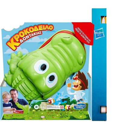Παιχνιδολαμπάδα Hasbro Crocodile Dentist Κροκοδειλοδοντάκιας - Επιτραπέζιο (Greek) (E4898)