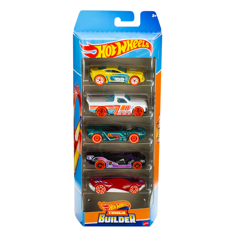 Mattel Hot Wheels - Track Builder (Set Of 5) (HLY69)