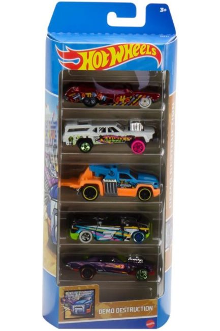 Mattel Hot Wheels - Demo Destruction (Set Of 5) (HLY71)