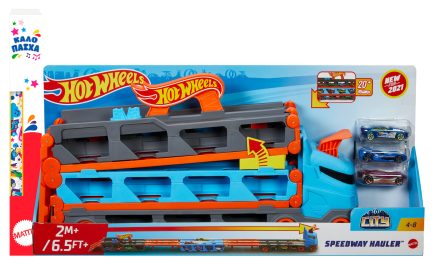 Παιχνιδολαμπάδα Mattel Hot Wheels Νταλίκα Πίστα 2 σε 1 (GVG37)