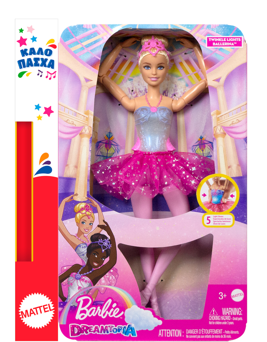 Παιχνιδολαμπάδα Mattel Barbie: Dreamtopia - Μαγική Μπαλαρίνα (HLC25)
