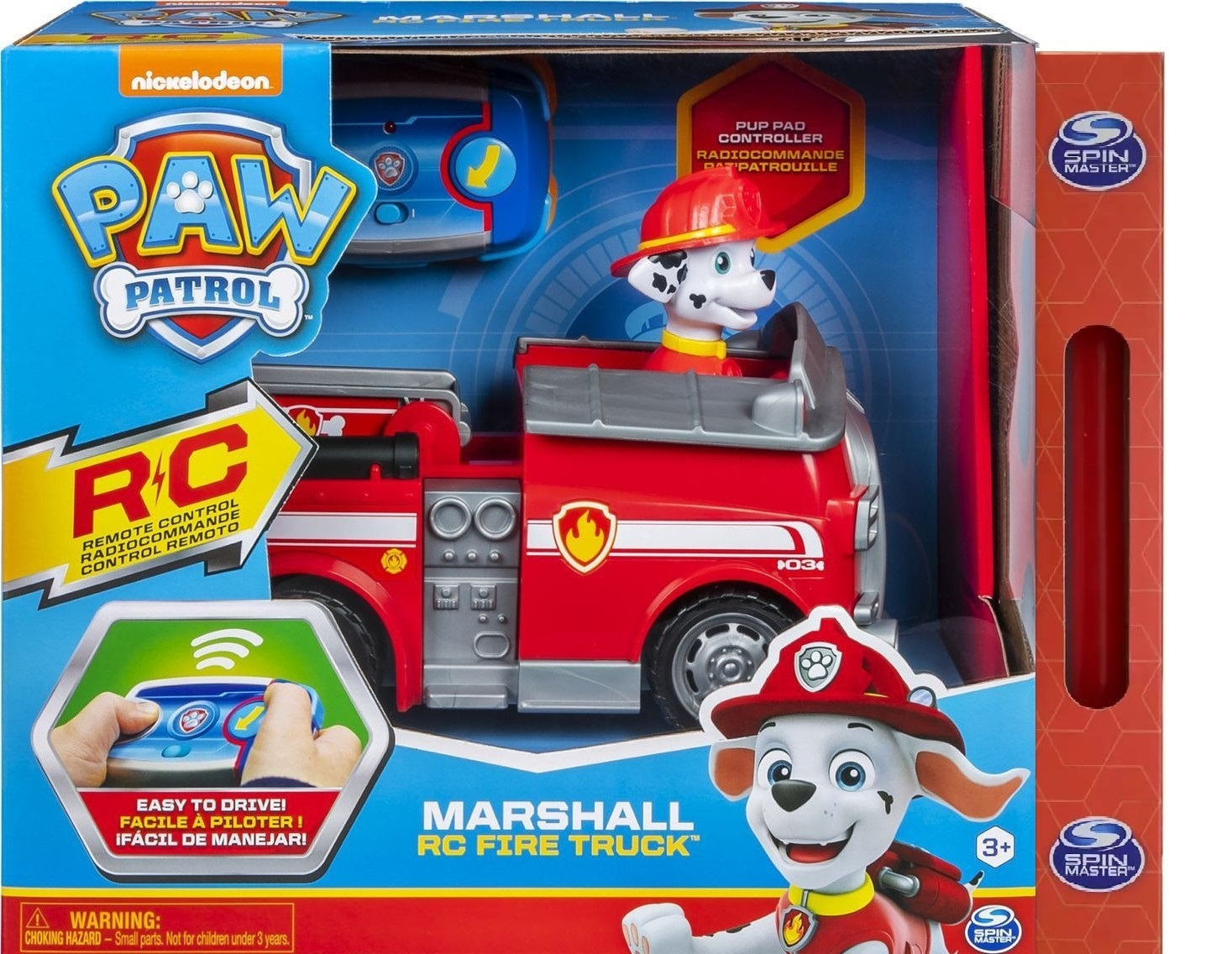 Παιχνιδολαμπάδα Spin Master PAW PATROL: Marshall RC Firetruck (6054195) Τηλεκατευθυνόμενο Πυροσβεστικό Όχημα