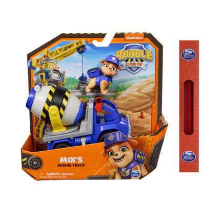 Παιχνιδολαμπαδα Spin Master Paw Patrol: Rubble & Crew - Mix's Mixing Truck (20141510)