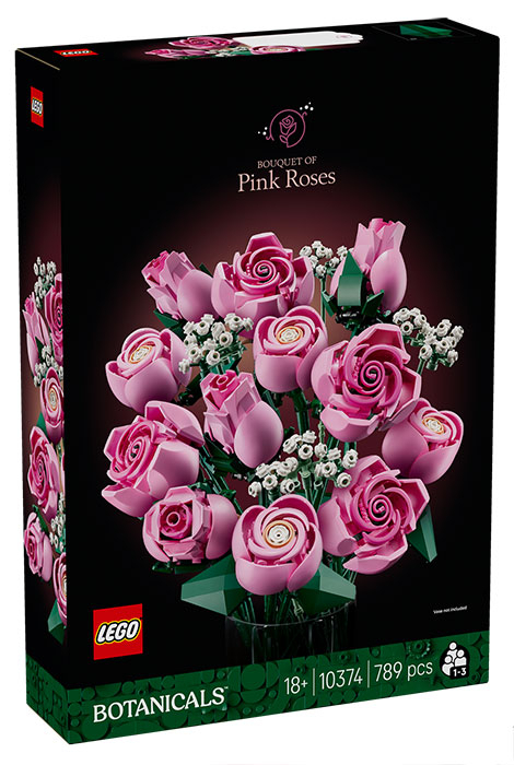 LEGO Botanical Collection Bouquet of Pink Roses για 18+ Ετών 789τμχ (10374) - Image 3