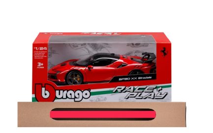 Παιχνιδολαμπάδα Bburago Diecast Ferrari Sf90 Xx Stradale Red Scale 1:24 (18-26032)