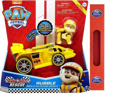 Παιχνιδολαμπάδα Spin Master Paw Patrol Ready Race Rescue: Rubble Race & Go Deluxe Vehicle (20119529)