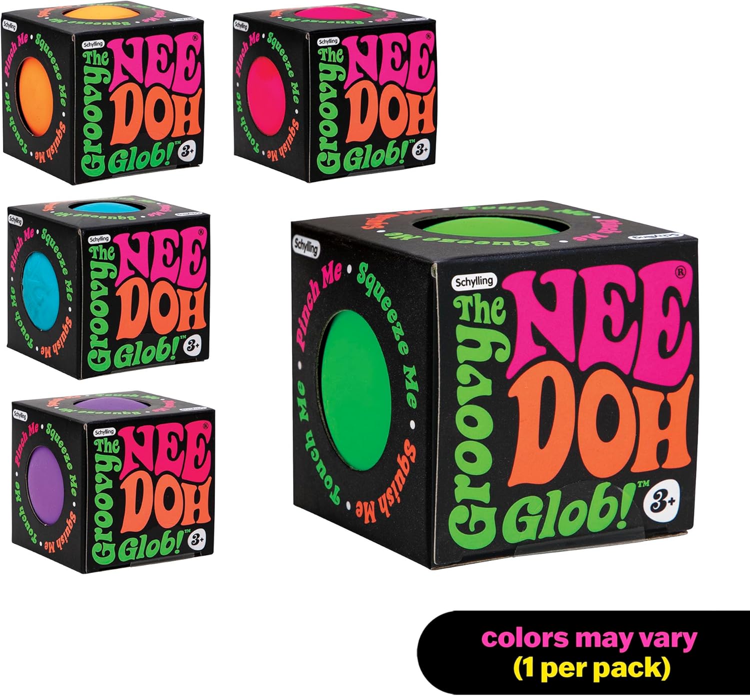 NeeDoh Original Μπάλα 5 Χρώμ. - Ages 3 to Adult ( Pack of 1) (15723434) - Image 5