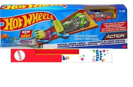 Παιχνιδολαμπάδα Mattel Πίστα Hot Wheels Vertical Power Launch για 4+ Ετών (HFY69)