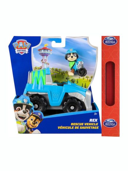 Παιχνιδολαμπάδα Spin Master Paw Patrol: Rex - Rescue Vehicle (20149048)