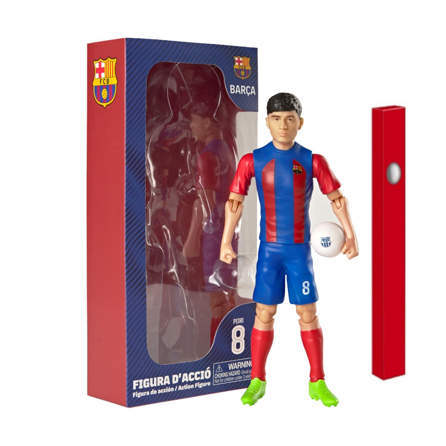 Παιχνιδολαμπάδα Banbo Toys: Fc Barcelona Soccer - Pedri Action Figure (20cm) (83583)