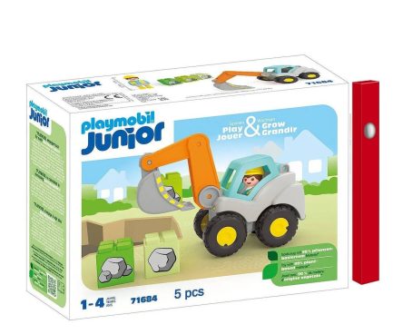 Playmobil Junior Φορτωτής Εκσκαφέας για 1-4 ετών (71684) (Αντιγραφή)