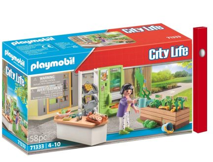 Παιχνιδολαμπάδα Playmobil City Life Κυλικείο Σχολείου για 4-10 ετών (71333)