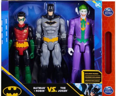 Παιχνιδολαμπάδα Spin Master Φιγούρες Δράσης Batman & Robin vs. The Joker 30cm (6064967)