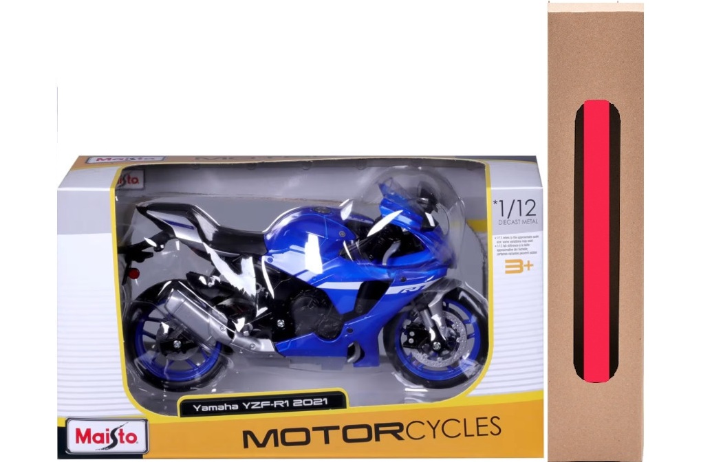 Παιχνιδολαμπάδα Maisto Yamaha Yzf-r1 2021 Μοτοσυκλέτα (1:12) 48-31101 (21847)