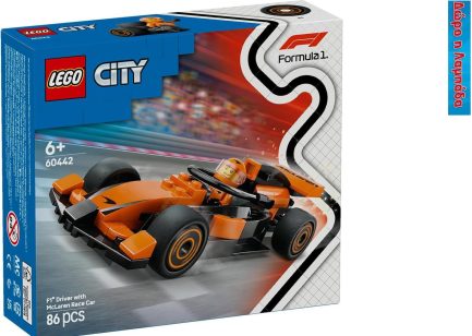 LEGO® City: F1® Driver with McLaren Race Car (60442) & Δώρο Λαμπάδα