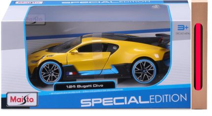 Παιχνιδολαμπάδα Maisto Special Edition Αυτοκινητάκι Buggati Divo Κίτρινο 1:24 για 3+ Ετών (48/31526)