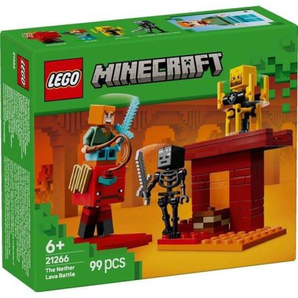 LEGO® Minecraft®: The Nether Lava Battle (21266) & Δώρο Λαμπάδα
