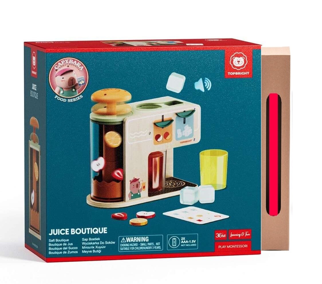 Top Bright Juice Boutique with Cups, Ice Cubes - Αποχυμωτής με 12 αξεσουάρ για 3+ Ετών (121224 ) & Δώρο Λαμπάδα