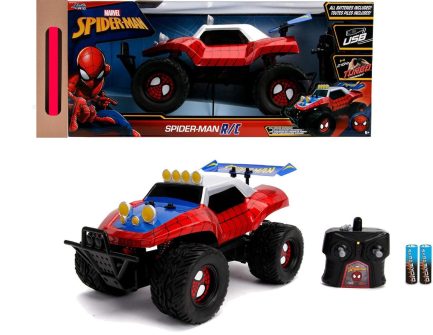 Παιχνιδολαμπάδα Jada Toys Marvel 1:14 Spider-Man Buggy RC Remote Control Car 2.4 GHz-Τηλεκατευθυνόμενο Αυτοκίνητο (253228000)